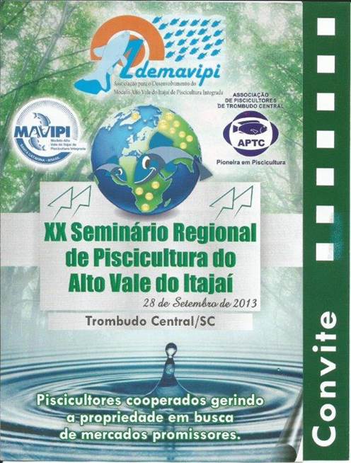 seminario de piscicultura do alto vale do itajai seminario de piscicultura do alto vale do itajai