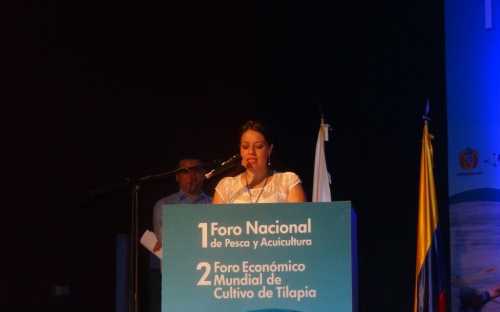Apertura del Foro: Sara Patricia Bonilla, Directora Ejecutiva de FEDEACUA Nacional