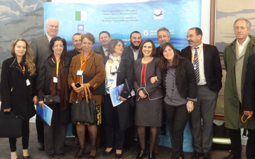 Equipo del proyecto junto con equipo del Ministerio de Pesca de Argelia y del equipo de FAO-DZ