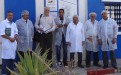 Visita de Roland Wiefels a industria de conserva de pescado en Oran