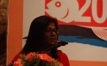Shirlene Maria Anthonysamy, de INFOFISH, presentando el mercado asiatico